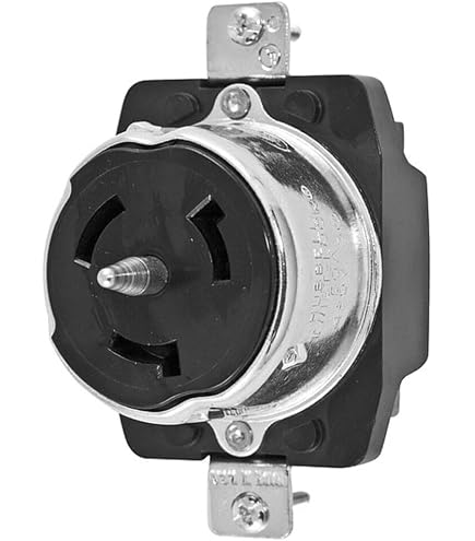 Hubbell CS6369 Locking Receptacle, 50 amp, 125/250V, 3 Pole and 4
